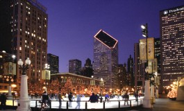 Ice Skating at Millennium Park